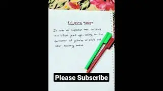 Ncert Big bang theory-World geography basics|General studies|General knowledge