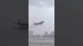American Airlines A321 GO AROUND at San Juan Airport #Shorts