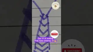 day 13 ✍️ #satisfying #audio #vol #sound #sketch #freehand #drawing #art #fyp #viral #trend #draw