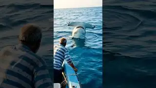 Wild Hammerhead Up Close &ndash; Too Close for Comfort? 😱🦈