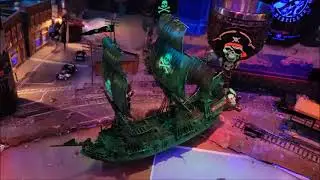 Up ship Creek: Glowing pirate ship