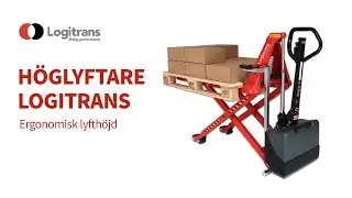 H&ouml;glyftare | Saxlyft | Ergonomisk lyftvagn | Automatisk niv&aring;reglering | Logitrans