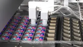 Water-Soluable Packaging Machine #POLYVA  #TD350 #ThreeDimensionPods #EcoFriendlyPackaging  #OEMODM
