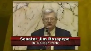Senator Jim Rosapepe standing up for health care for working families