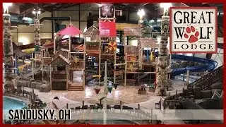 Great Wolf Lodge Sandusky OH | Indoor Water Park | Room Tour | Slides | Lazy River | What to Expect!