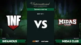 Infamous vs Midas Club, TI8 Региональная SA Квалификация