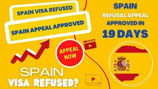 Spain Visa Appeal|Visa Refused what do Next|Spain Visa|Visa in 19 Days @skyimmigrationconsultants
