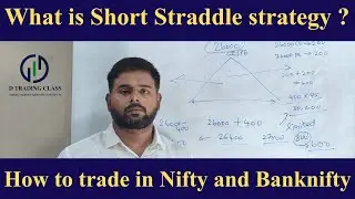 Short Straddle Strategy Explained Using Board | Option Selling for Beginners