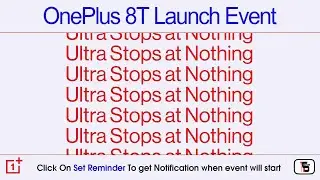 Прямая трансляция презентации OnePlus 8T | Презентация OnePlus 8T 5G в Индии