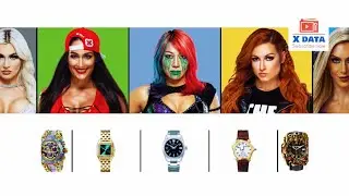 Most EXPENSIVE Watch Of Female WWE Wrestlers From xdata