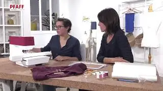 PFAFF&reg; Creative&trade; 1.5 : Installer et pr&eacute;parer l'unit&eacute; de broderie - extrait Artesane