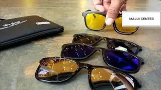 &Oacute;culos New Retro Multicor 5 Em 1 Com Im&atilde;