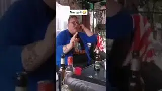 Betrunkener dicker Mann erz&auml;hlt einen Witz