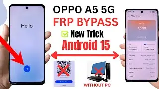 OPPO A5 5G FRP Bypass Android 15 (Without Pc) All OPPO Google Account Remove