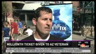 VetTix One Millionth Ticket Coverage KNXV