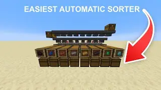Minecraft Tutorial: EASY Automatic Sorting System 1.20+ -  Auto sorter
