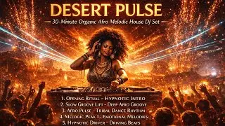 DESERT PULSE ❤️‍🔥 42-Minute Organic Afro Melodic House DJ Set | Deep & Hypnotic
