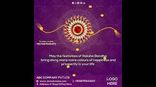 Corporate Raksha Bandhan wishes Greeting Video ||Rakhi wishes greetings