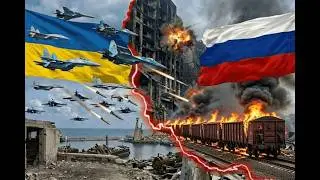Chaos erupted - Ukrainian drones attacked a Russian munitions train!