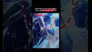 Viral Video: Rohit Shetty House Firing | CCTV  of shooter firing  outside Rohit Shetty's House