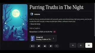 Purring Truths in The Night
