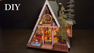 Rolife A-Frame Cabin | DIY Miniature House 🏠 🎄🌲✨️