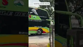 Gagah banget bus double decker gunung harta