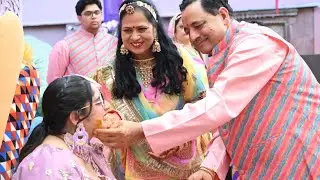 Haldi Ceremony / Yashasvini & Shishir / MadhuBhaat #ShisaidYash  #seemamishra 