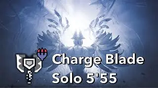 【MHWilds】龍屬性瓶充能斧 solo 白熾龍  5'55｜Charge Blade solo Zoh Shia｜ゾ・シア チャージアックス