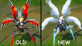 All OLD and NEW Pentakill Skins Texture Comparison (League of Legends)