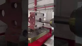 Milling And Boring Process Display #cncmilling #machine #cnc #factory  #boring #boringmachine