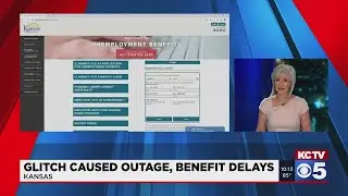 Kansas officials say glitch caused outage, benefit delays