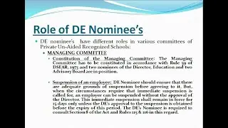 Role of DE Nominee in Pvt. Un-Aided School |Mr. Yogesh Singh|Cell for School Leadership| SCERT Delhi