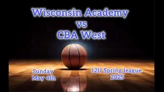 Wisconsin Academy vs CBA West