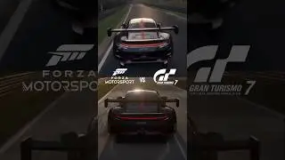 911 GT3 R sound comparison : GT7 vs FM8 #gt7 #forzamotorsport #comparison #simracing #steeringwheel