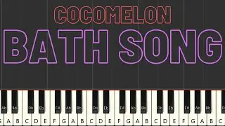 Bath Song | Cocomelon | Easy Piano Tutorial