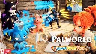 🔴 FARMING HARTALIS ARMY, MOUNT, BASE PAL & MORE 😍| PALWORLD HOME SWEET HOME LIVE GAMEPLAY #palworld