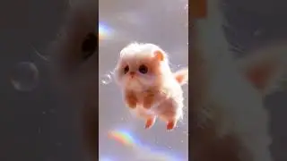 cute cat running