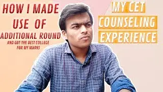 My MHT-CET counselling story| How I made use of additional round| Thrilling experience |This is PSD1
