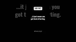 Moving on doesn't mean you've healed #LoveTruths #MenFacts #WomenFacts