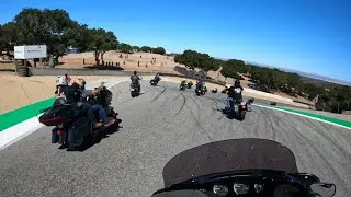 Laguna Seca Parade Lap and King of the Baggers race.
