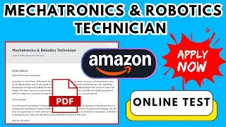 Amazon Mechatronics & Robotics Technician Role | Mechanical & Electrical Engineers Can Apply