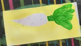 Easy Radish Painting Tutorial || Beginner Radish Painting || Easy Drawing #shorts
