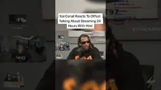 Kai Cenat Reacts To Offset Talking About Streaming 24 Hours With Him! #amp#kaicenat#Duke#Offset