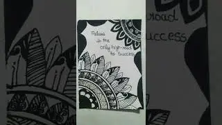 Mandala art #quotes #mandalaart #artandcraft #shorts