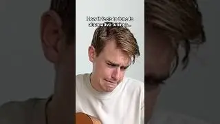 How it feels to tune to alternative tunings&hellip; #guitartok