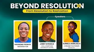 BEYOND RESOLUTION 2.0 || From Resolution to Realization