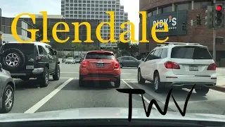 Driving around in Glendale, CA