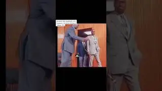 President Moi handshake with Tanzania's President Benjamin Mkapa, 1998