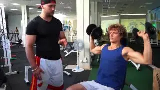 &laquo;Мышцы плеч и пресс&raquo; Персональная тренировка в MIAMI GYM от Вадима Бугая.